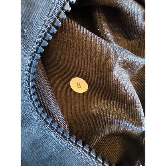 Lululemon Define Jacket Black Camo Womens Size 8 Full-Zip Activewear Lightweight - Picture 4 of 8